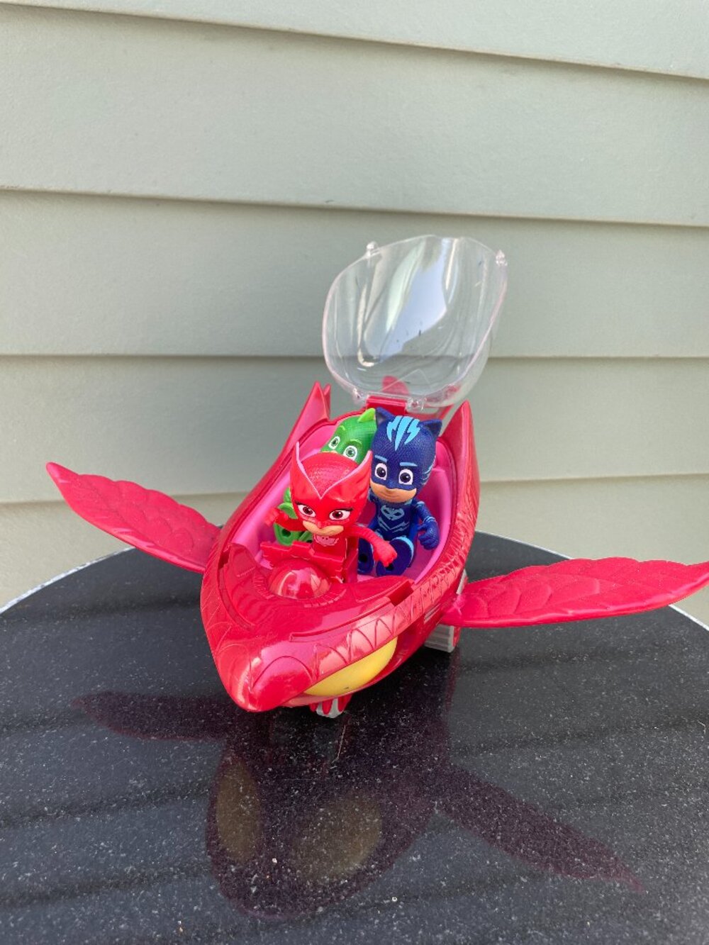 PJ Masks Owlette Owl Glider Vehicle Playset w Catboy Gekko Figures